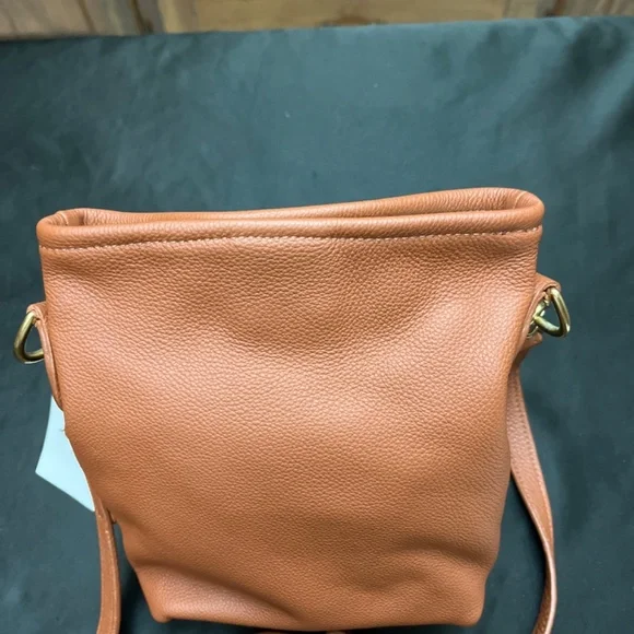 NWT, Beautiful, Hand Crafted Leather, Small Bucket Bag by AllieJaymes. - Picture 5 of 16